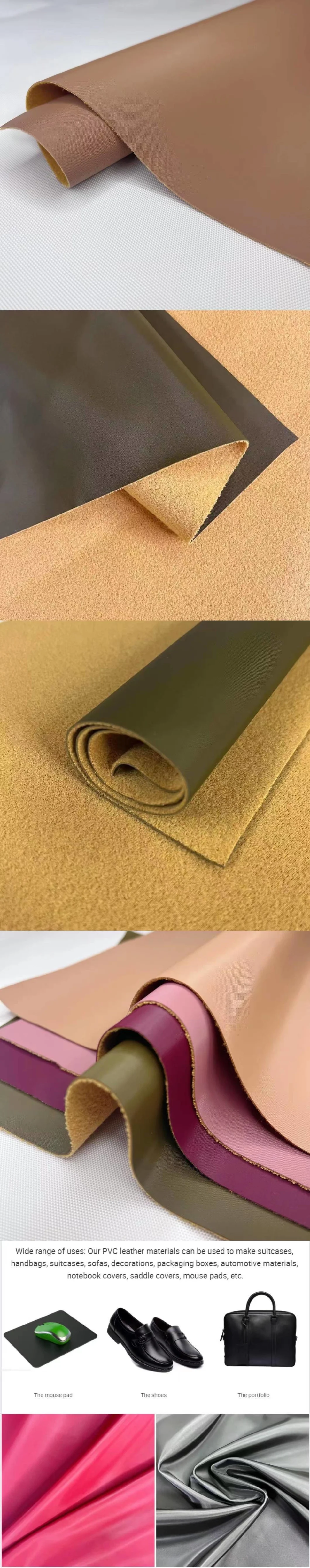 Fashion Popular High Quality PU Leather for Bags Fabric