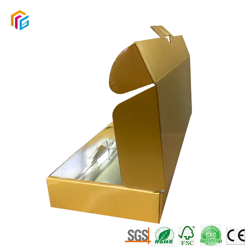 Personalized Logo Print Garment Underwear Apparel Packaging Luxury Corrugated Cardboard Cartons Shipping Mailer Box