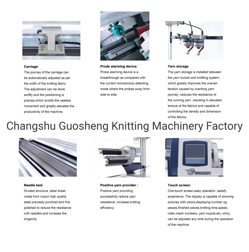 2020 Factory Three System Knit Shoe Uppers Jacquard Machine