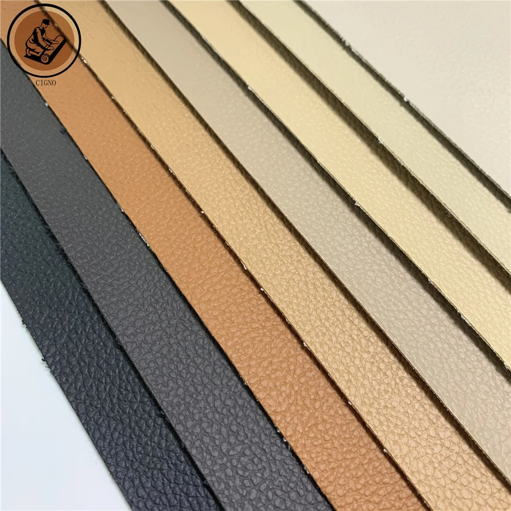 Durable Fire Resistant Wear Resistant Classic Litchi Grain Pattern PVC/PU Vinyl Synthetic Leather for Car Seat Cover Car Interior Automotive Eco