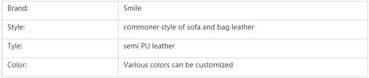 Good Quality Custom Faux PU Leather Synthetic Leather for Bag